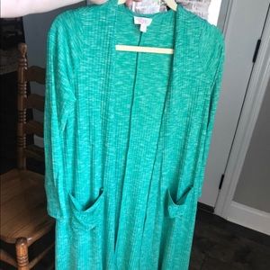 Beautiful green Sarah cardigan